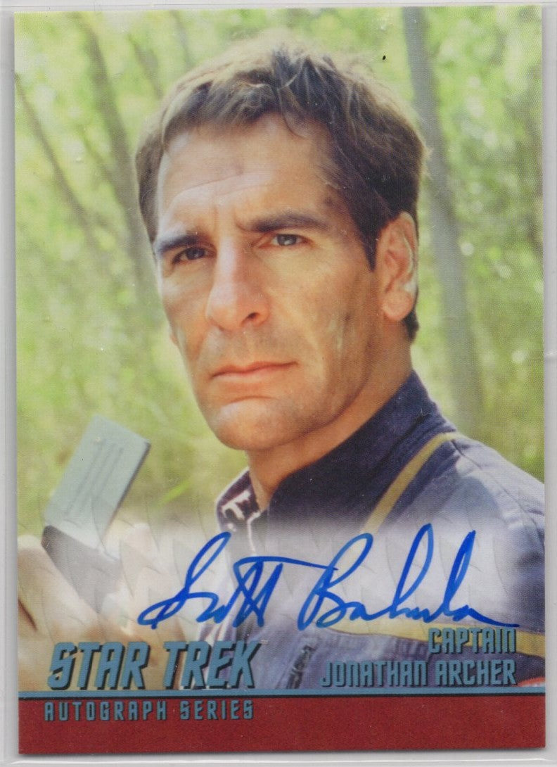 Star Trek Connections (A3)Scott Bakula as Captain Archer Classic TV Autograph Card ( A )