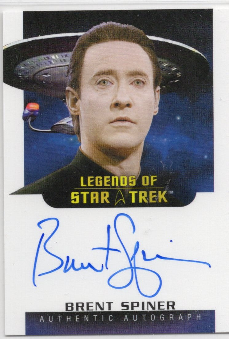 Star Trek Connections (LA40) Brent Spiner as Data Legend Autograph Card ( A )