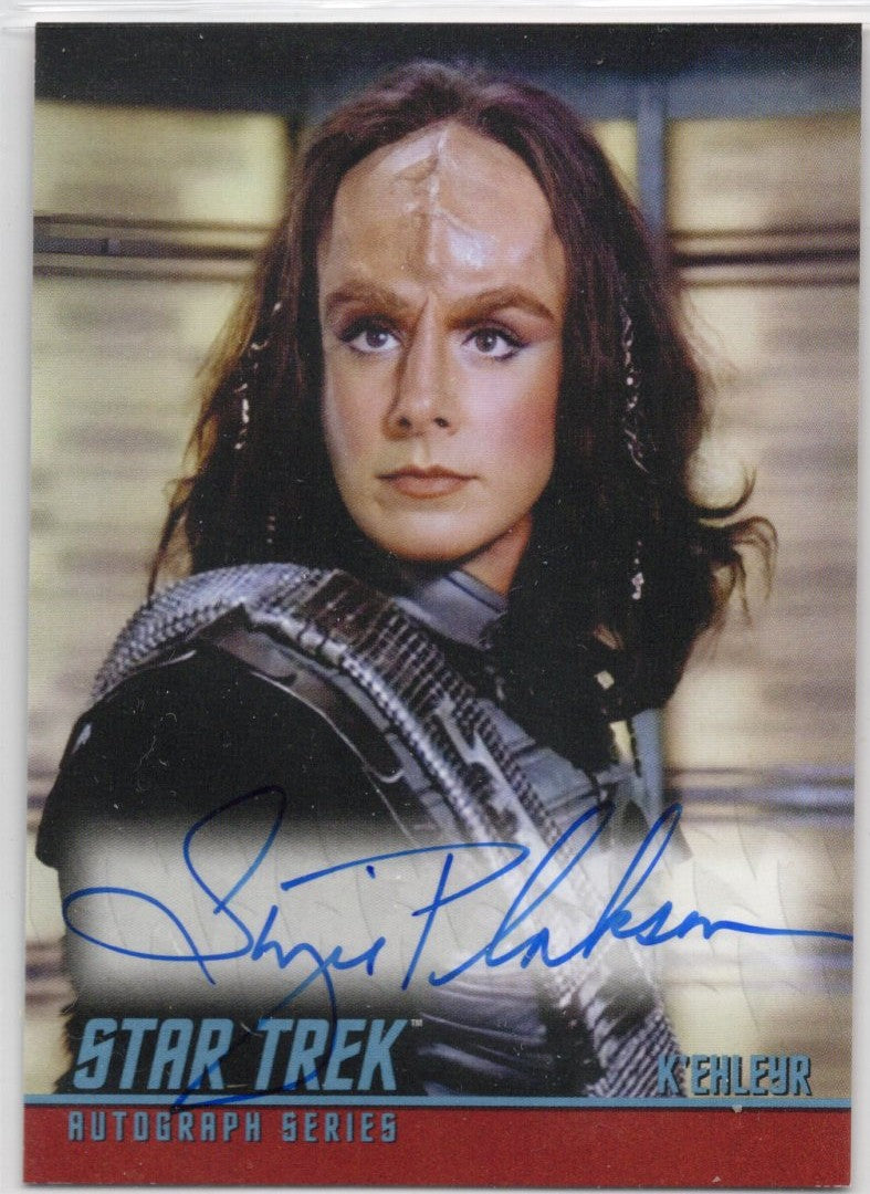 Star Trek Connections (A34) Suzie Plakson as Kehleyr Classic TV Autograph Card ( B )