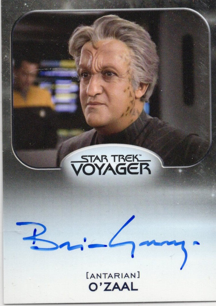 Star Trek Connections Brian George as O'Zaal Alien Autograph Card ( A )