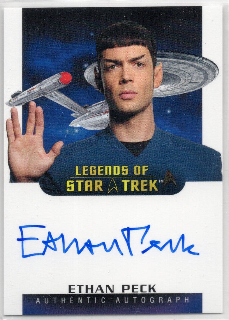 Star Trek Connections (LA32) Ethan Peck as Spock Legend Autograph Card ( A )