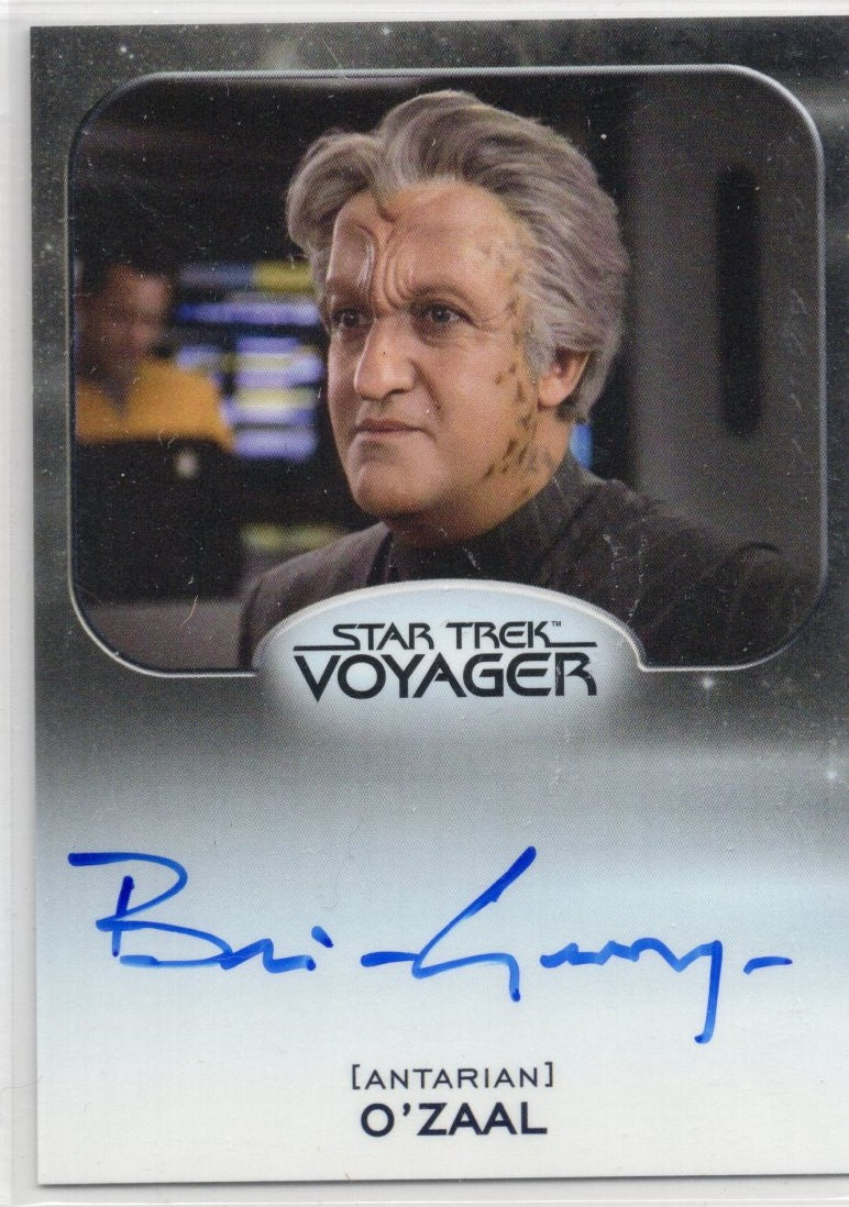 Star Trek Connections Brian George as O'Zaal Alien Autograph Card ( B )