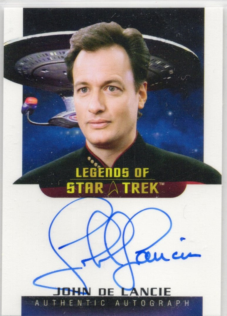 Star Trek Connections (LA59) John De Lancie as Q Legend Autograph Card ( A )