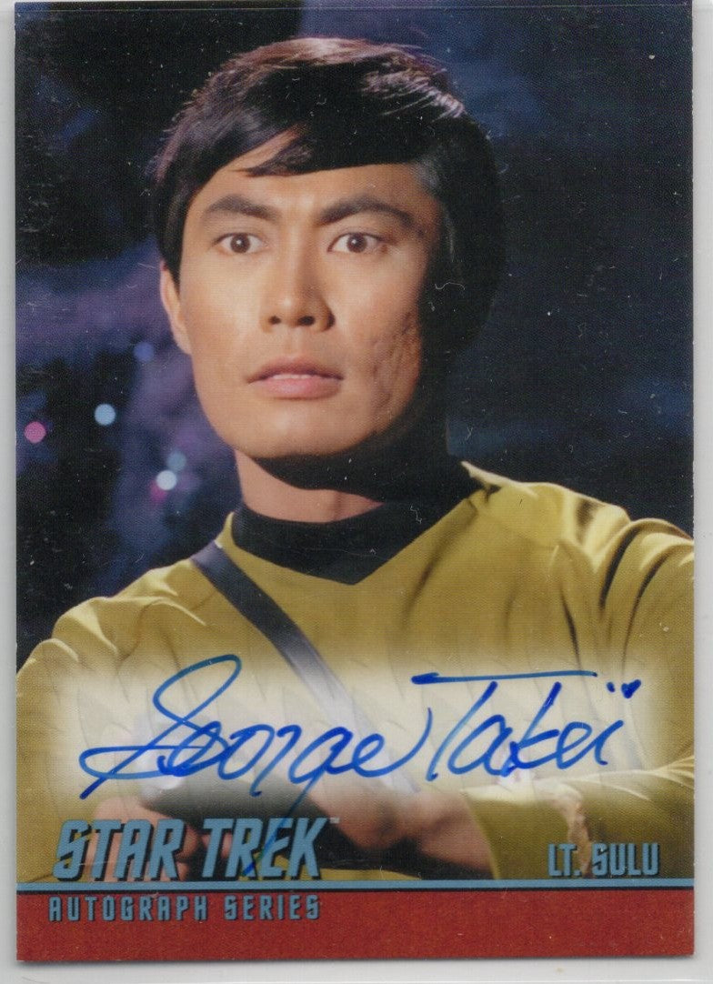 Star Trek Connections (A7) George Takei as Sulu Classic TV Autograph Card ( A )