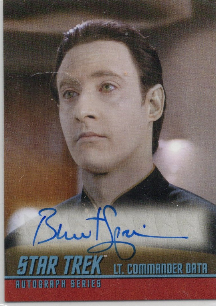 Star Trek Connections (A6) Brent Spiner as Data Classic TV Autograph Card ( A )