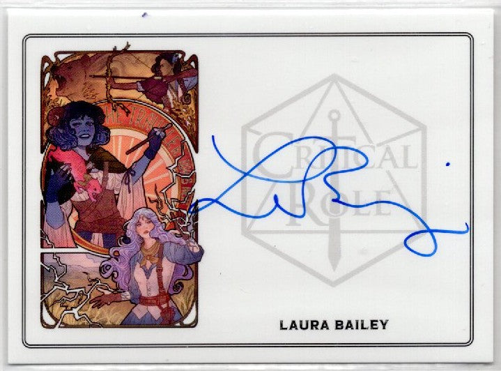 Critical Role 10th Anniversary   Laura Bailey Autograph Card