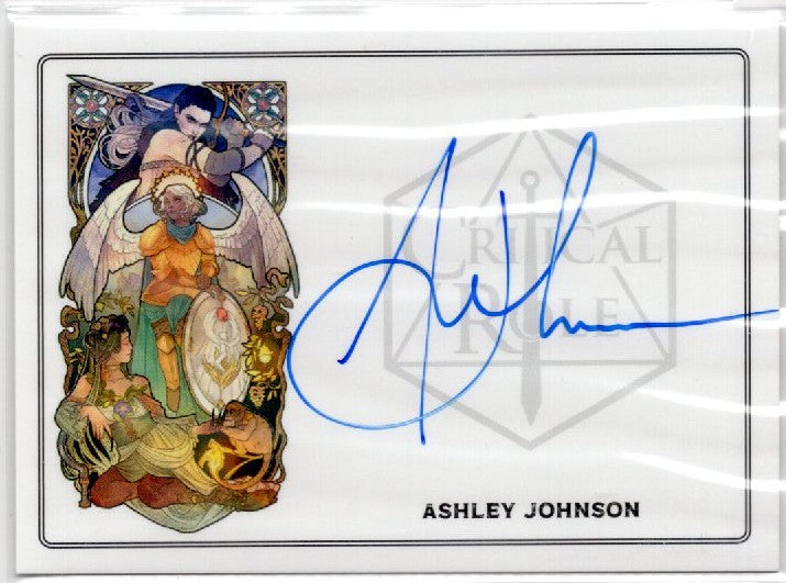 Critical Role 10th Anniversary   Ashley Johnson  Autograph Card
