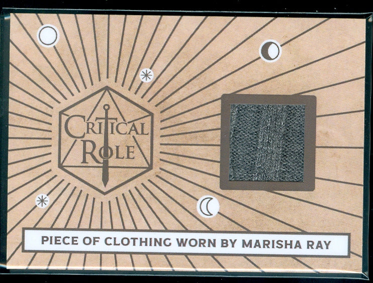 Critical Role 10th Anniversary  ( RC 6 ) Marisha Ray Clothing Relic Card a