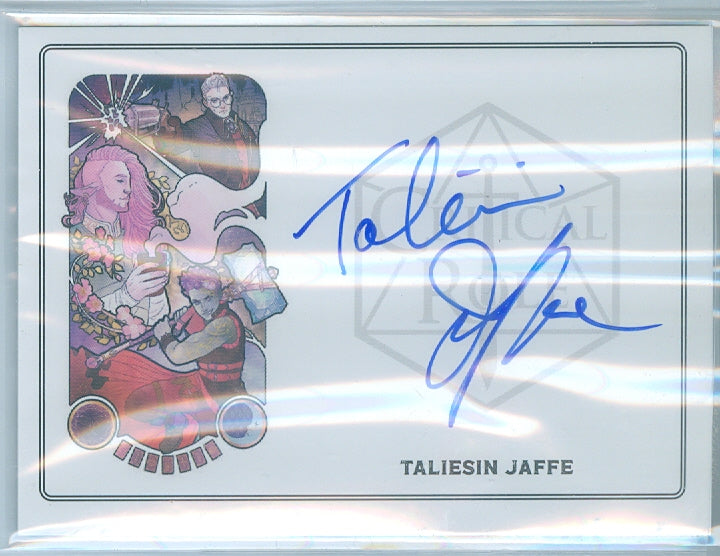 Critical Role 10th Anniversary   Taliesin Jaffe Autograph Card