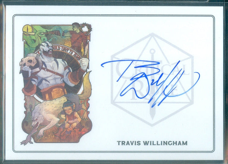 Critical Role 10th Anniversary   Travis Willingham  Autograph Card