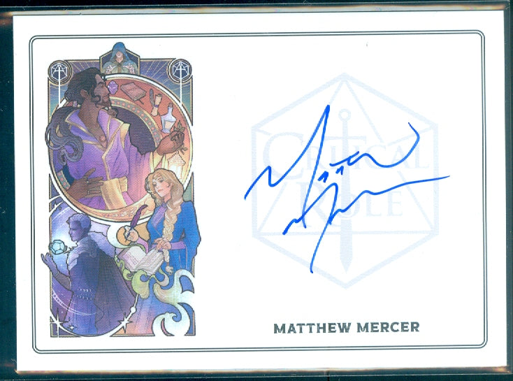 Critical Role 10th Anniversary   Matthew Mercer Autograph Card