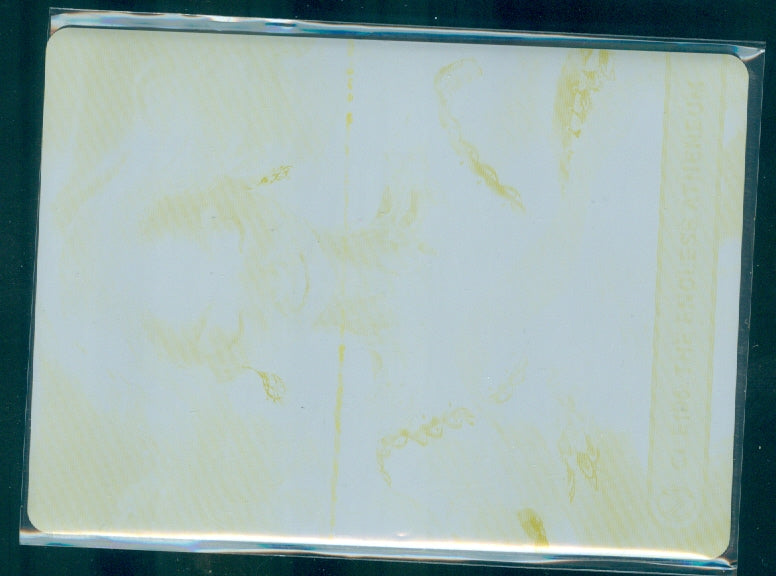 Critical Role 10th Anniversary  ( # 14 ) Yellow Printer Plate Card