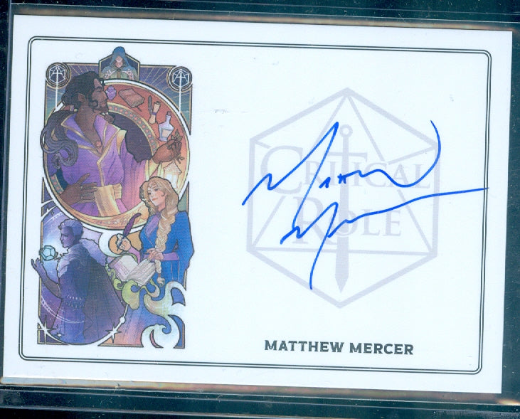 Critical Role 10th Anniversary   Matthew Mercer Autograph Card