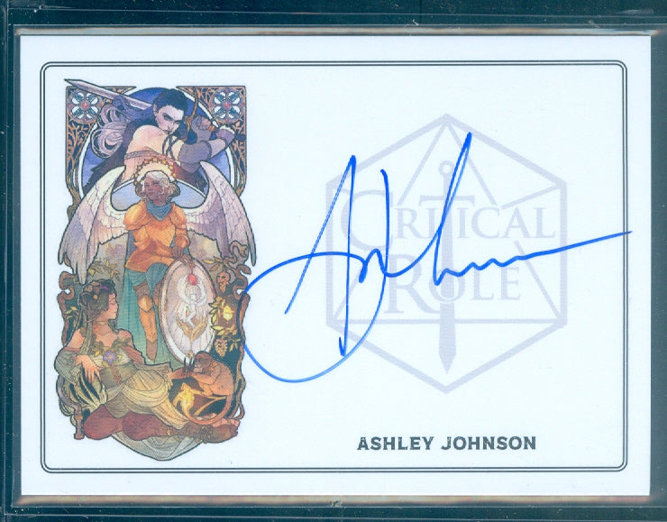 Critical Role 10th Anniversary   Ashley Johnson  Autograph Card