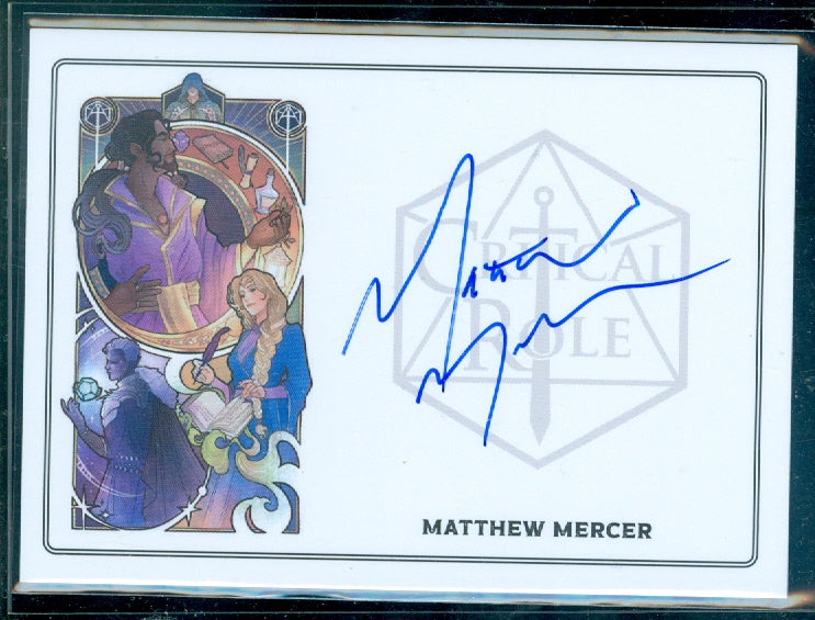 Critical Role 10th Anniversary   Matthew Mercer Autograph Card