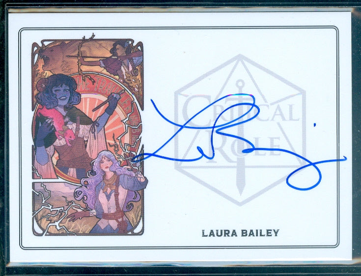 Critical Role 10th Anniversary   Laura Bailey Autograph Card