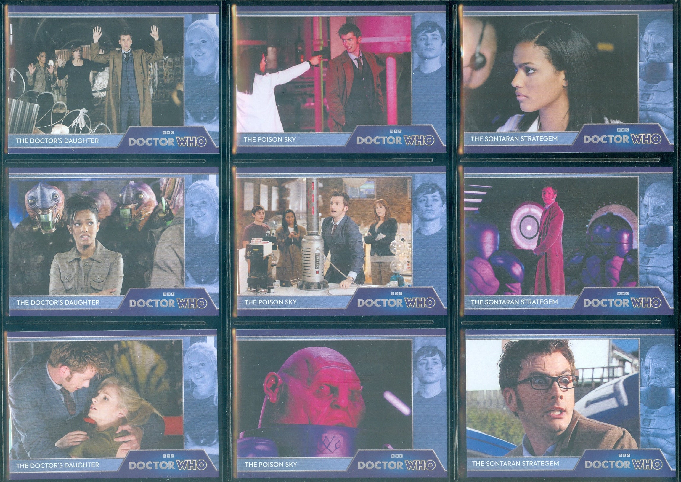 Doctor Who 3 Set Lot from Rittenhouse Archives see list of sets below