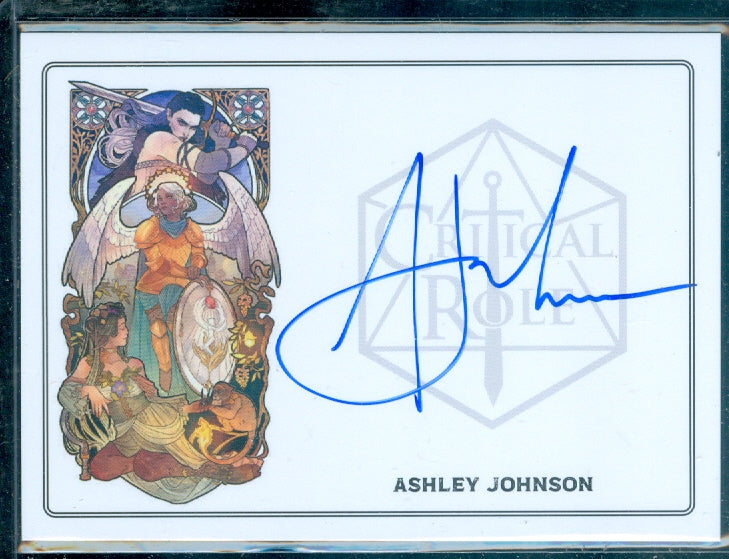 Critical Role 10th Anniversary   Ashley Johnson  Autograph Card