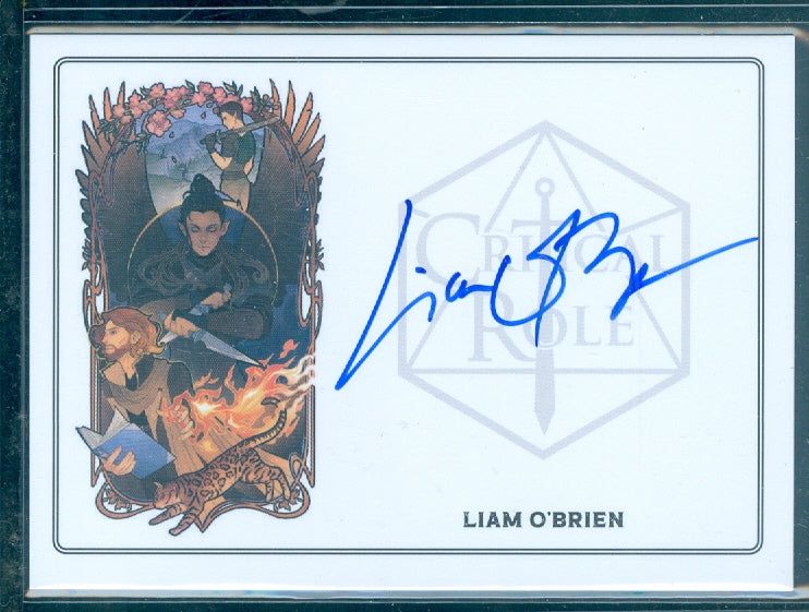 Critical Role 10th Anniversary   Liam O'Brien  Autograph Card