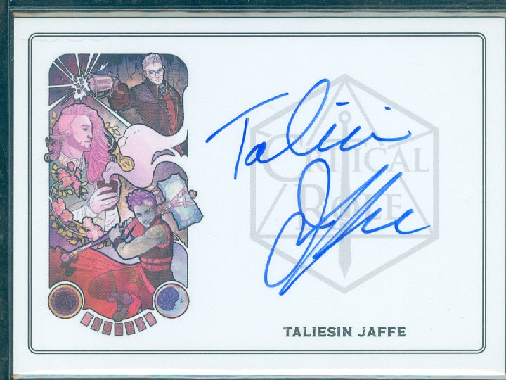 Critical Role 10th Anniversary   Taliesin Jaffe Autograph Card