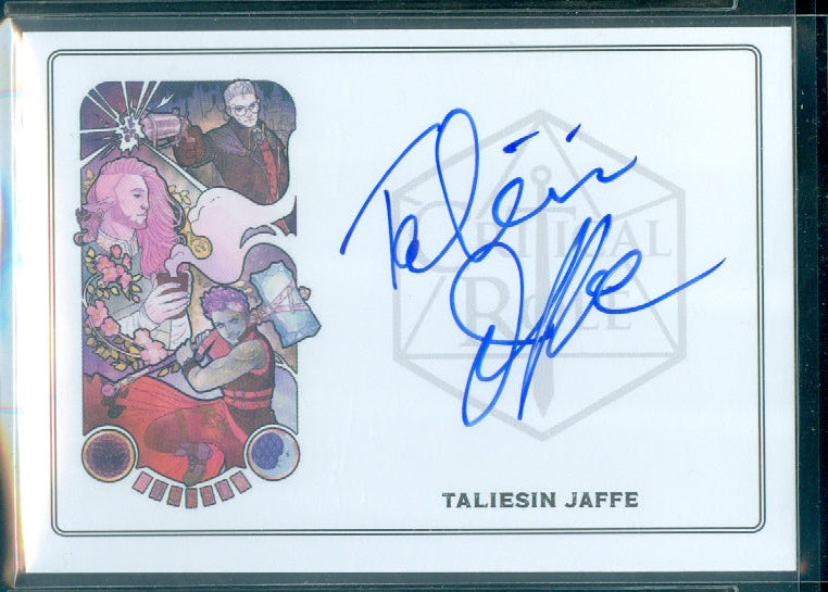 Critical Role 10th Anniversary   Taliesin Jaffe Autograph Card