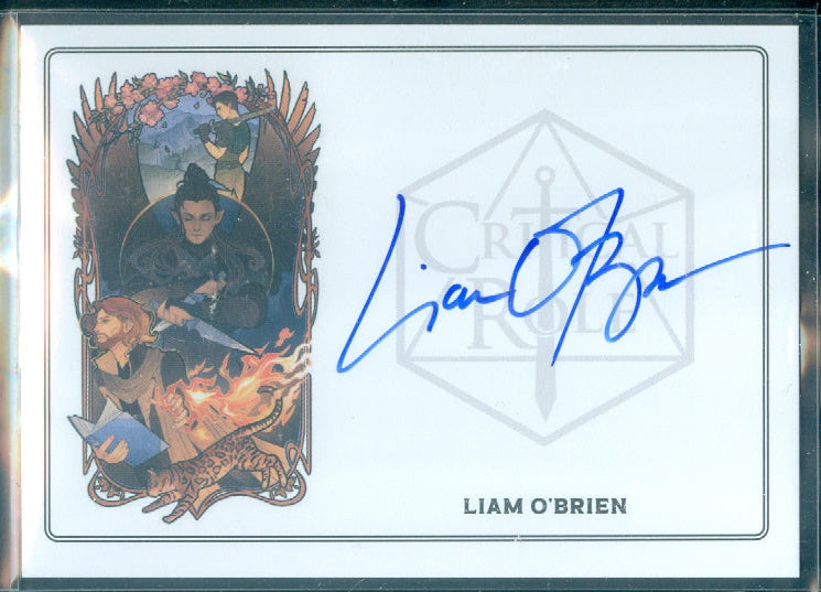 Critical Role 10th Anniversary   Liam O'Brien  Autograph Card