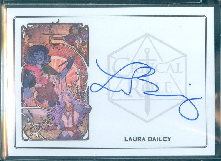 Critical Role 10th Anniversary   Laura Bailey Autograph Card