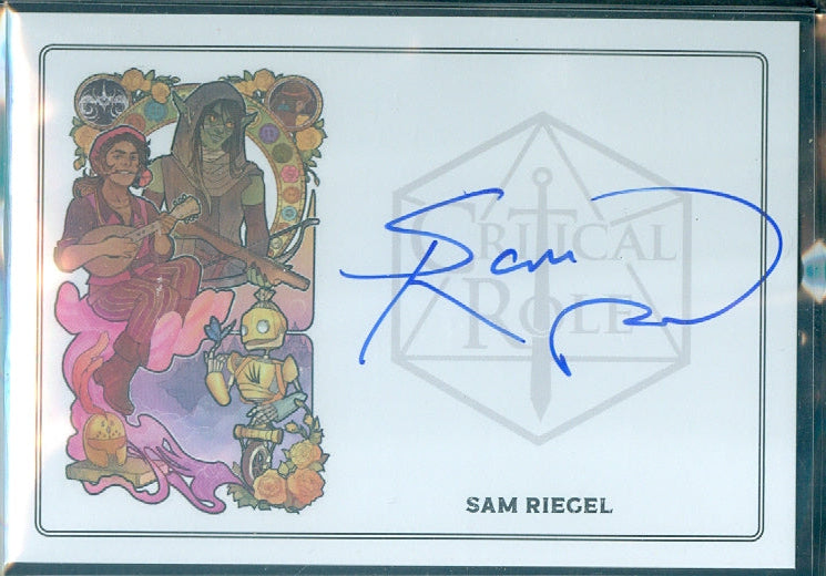 Critical Role 10th Anniversary   Sam Riegel  Autograph Card