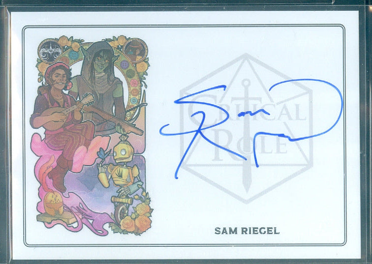 Critical Role 10th Anniversary   Sam Riegel  Autograph Card