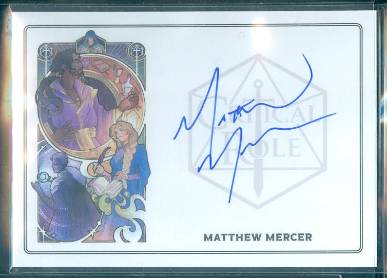 Critical Role 10th Anniversary   Matthew Mercer Autograph Card