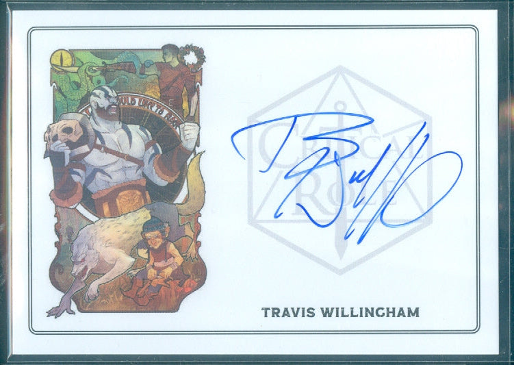 Critical Role 10th Anniversary   Travis Willingham  Autograph Card