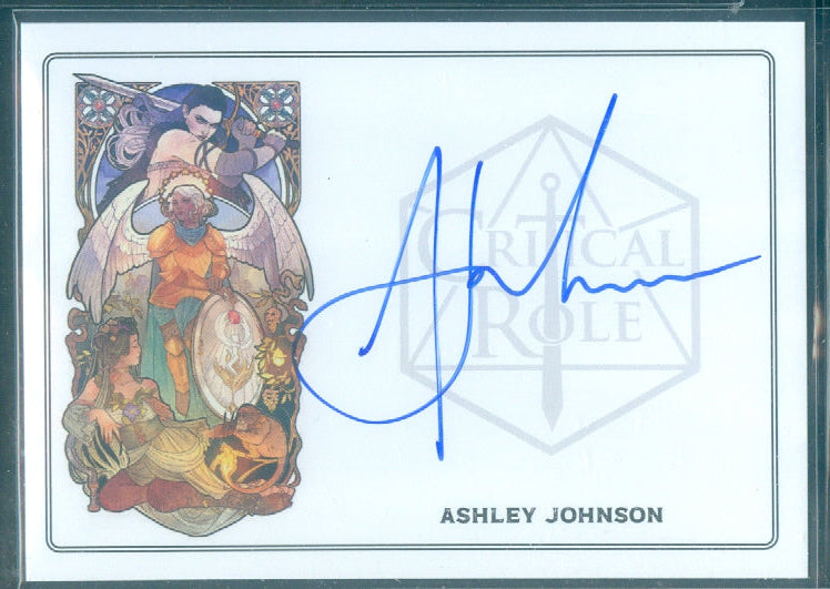 Critical Role 10th Anniversary   Ashley Johnson  Autograph Card