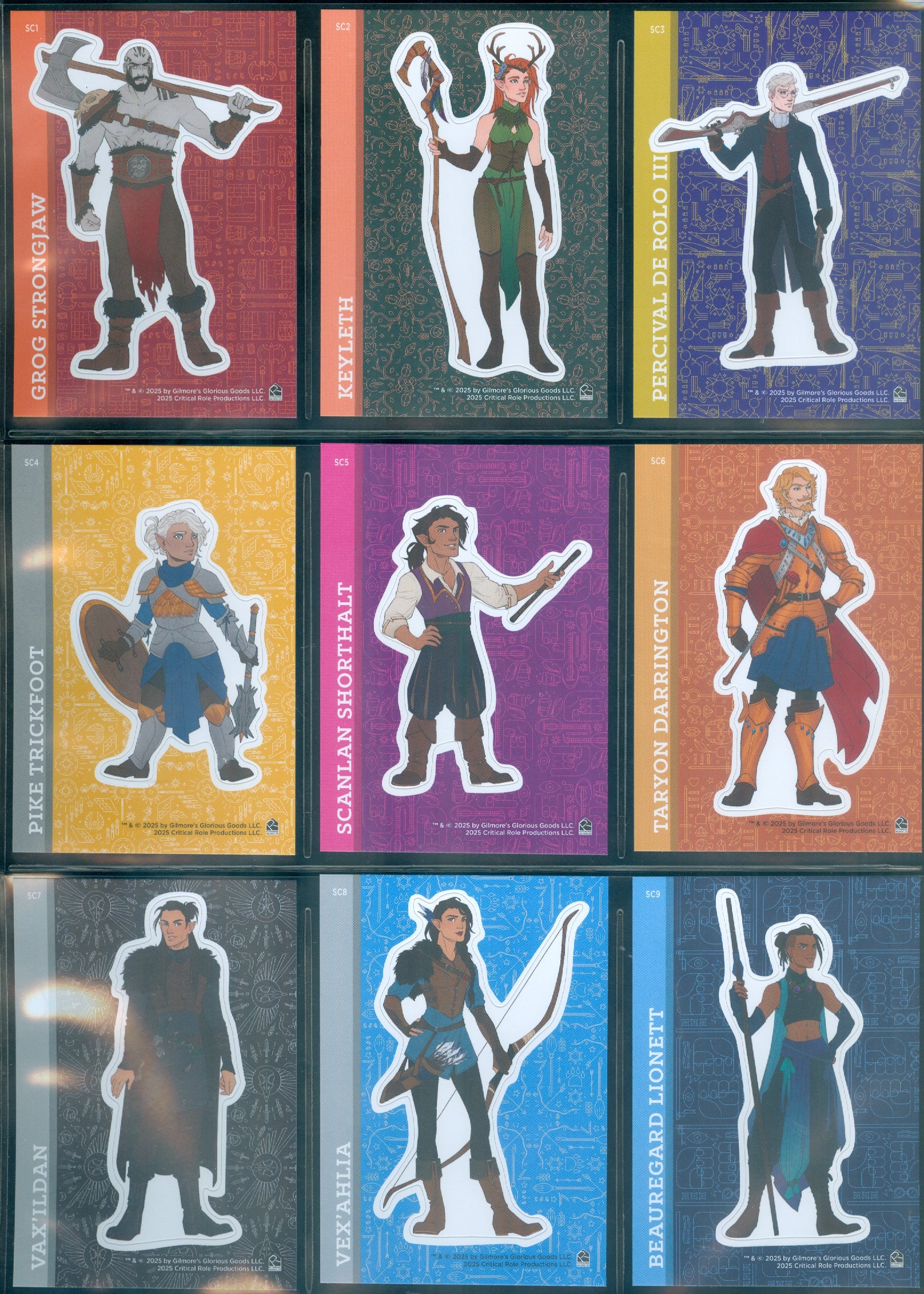 Critical Role 10th Anniversary Mini-Master Set with Binder [ See Contents of Set below ]