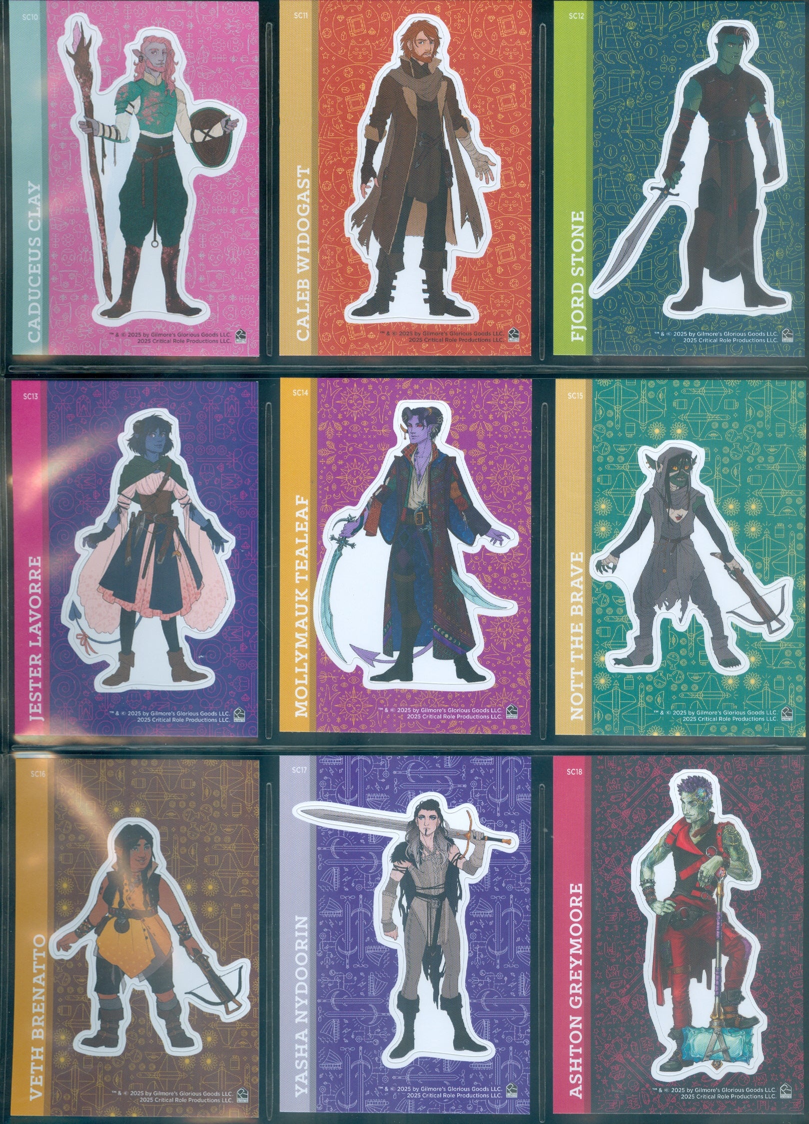 Critical Role 10th Anniversary Mini-Master Set with Binder [ See Contents of Set below ]