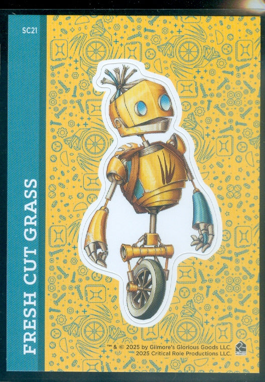 Critical Role 10th Anniversary  ( SC 21 ) Fresh Cut Grass Character Sticker Insert Card