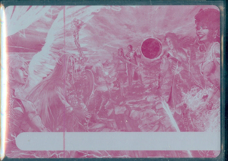 Critical Role 10th Anniversary  ( # 38 ) Red Printer Plate Card