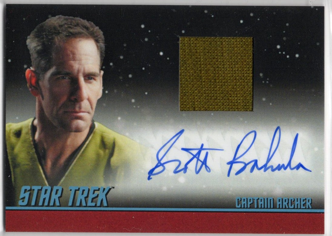 Star Trek Connections  Scott Bakula as Captain Archer Autographed Relic Card ( B )
