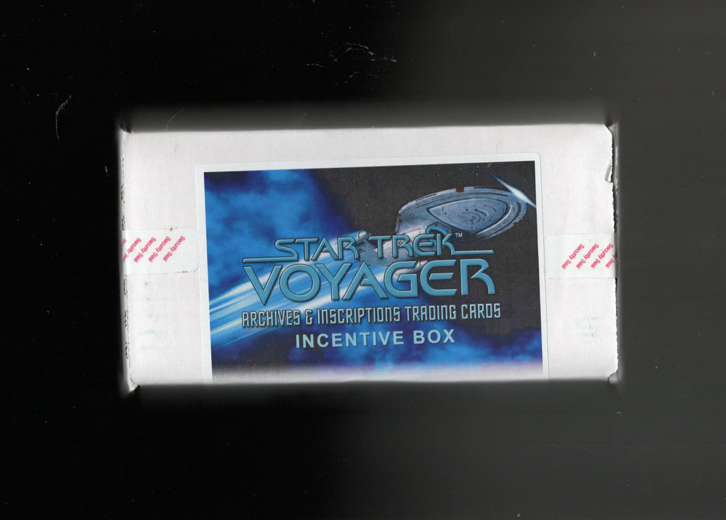 Star Trek Voyager Archives & Inscriptions 10 Case Incentive Box with Many Exclusive Cards