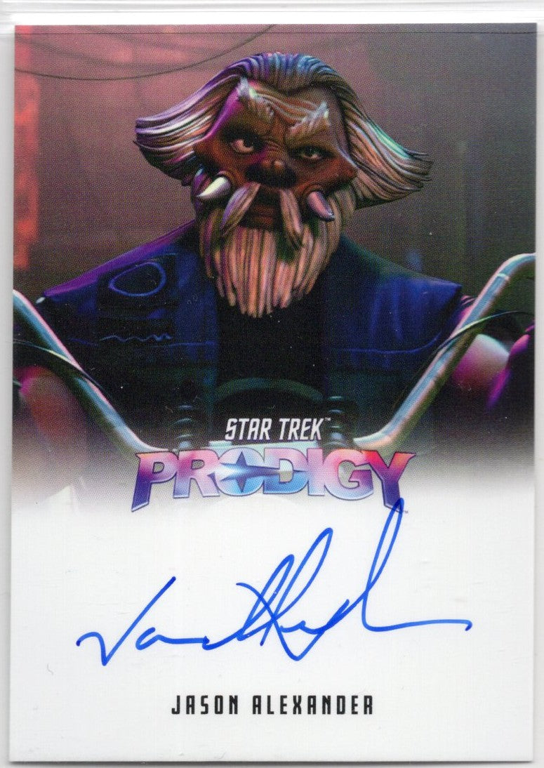 Star Trek Voyager Archives & Inscriptions Jason Alexander Full Bleed Autograph a