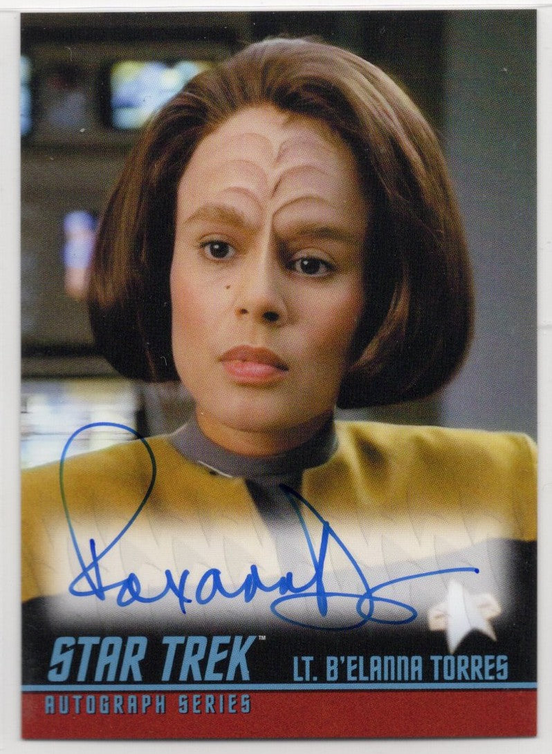 Star Trek Voyager Archives & Inscriptions (A19) Roxann Dawson Classic TV Autograph b