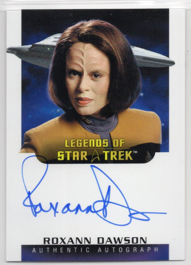 Star Trek Voyager Archives & Inscriptions Roxann Dawson Legends Autograph Card a