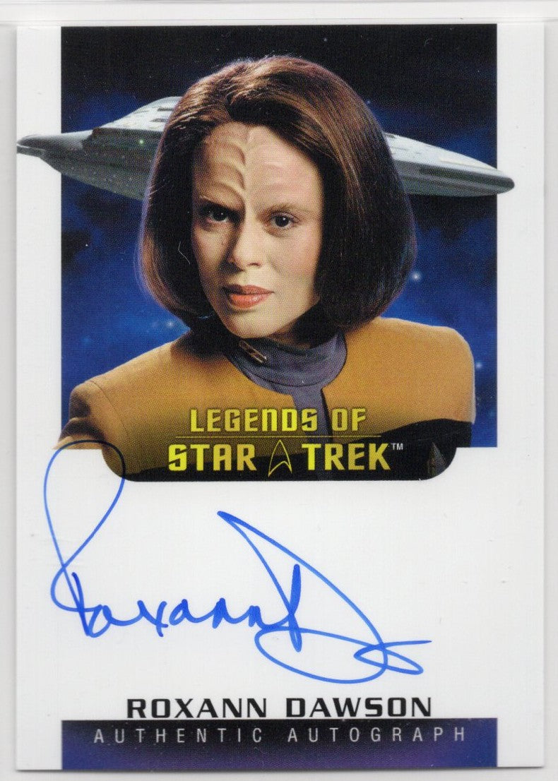 Star Trek Voyager Archives & Inscriptions Roxann Dawson Legends Autograph Card b